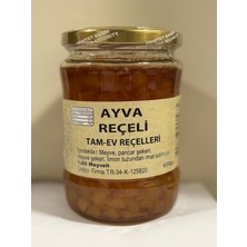 TAMEV Tam-Ev Reçelleri Ayva Reçeli 650 gr %60 Meyveli