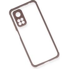 LTG Nova Newface Mi 10T Kılıf Miami Şeffaf Silikon - Açık Mor