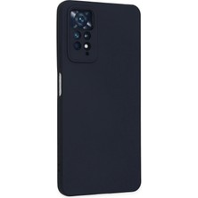 LTG Nova Newface Redmi Note 11 Kılıf Nano Içi Kadife Silikon - Lacivert