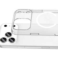 LTG Nova Newface Iphone 17 Combo Sert Şeffaf Magsafe Kapak - Şeffaf