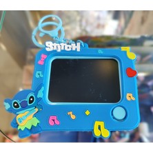 Ada Çanta Kırtasiye Stitch Figürlü Mini Yazılabilir Ekranlı Kalemli Anahtarlık AD88661
