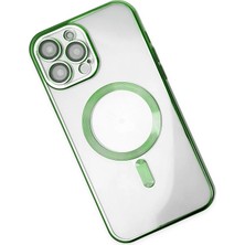 LTG Nova Newface Iphone 14 Kılıf Kross Magneticsafe Kapak - Koyu Yeşil