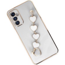 LTG Nova Newface Galaxy A14 4g Kılıf Esila Silikon - Beyaz