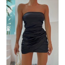 Ckm Moda Yüksek Kalite Kadın  Elbise Siyah