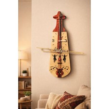 Seymen Bıçakçılık Saat Başı Çalan Kemençe Saat Keşan Desenli