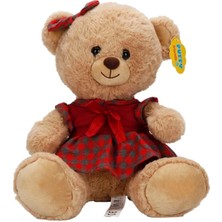 Shoplet Buğz 4810 Sun-Jnh-Pff-Sk Peluş Ayı Elbiseli 32CM 2A