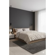 Uykulin Wellsoft Çift Kişilik Uyku Seti Cappucino