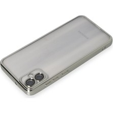 LTG Nova Newface Galaxy A05 Kılıf Lensli Silikon - Gümüş