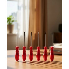 Shoplet Buğz Düz ve Yıldız Başlıklı 7li Tornavida Seti Ergonomik Tutma