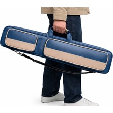 Pusula Oyun Skipper Hard Green Deri Bilardo Istaka Çantası – 4 Dip ve  8 Şaft Kapasiteli, Profesyonel Taşıma Çantası