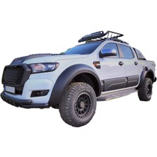 Aftermarket Ford Ranger T6 T7 T8 Jumbo Çamurluk Dodik Seti Düz Model Mat Siyah