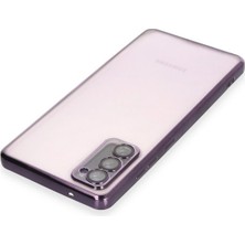 LTG Nova Newface Galaxy S20 Fe Kılıf Lensli Silikon - Mor