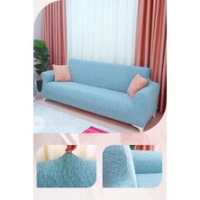 UY STYLE Jakarli , Lastikli Koltuk Örtüsü ,likrali, Esnekli Koltuk Kılıfı , Leke Tutmaz ,3kişilik Koltuk Için(Ağaç Kabuğu Desen)