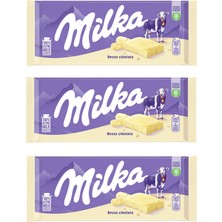 Milka Beyaz Çikolata 80 gr x 3 Adet