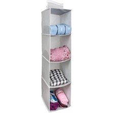 Flamex Dolap Düzenleyici 4 Bölmeli 24X29X64 Cm. ROYALEKS-EVF447