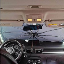 Flamex Araç Şemsiyesi Bütün Araçlara Uyumlu Katlanabilir Şemsiye Güneşlik