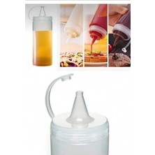 Sween Home Şeffaf 700 ml Plastik Yağdanlık Sirkelik Sosluk