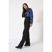 Ckm Moda Harriet Yüksek Kalite Kadın Pantolon  Siyah