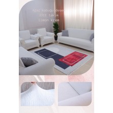 UY STYLE Jakarli , Lastikli Koltuk Örtüsü ,likrali, Esnekli Koltuk Kılıfı , Leke Tutmaz ,3+3+1+1 Takım(Ağaç Kabuğu Desen)