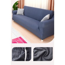 UY STYLE Jakarli , Lastikli Koltuk Örtüsü ,likrali, Esnekli Koltuk Kılıfı , Leke Tutmaz ,3kişilik Koltuk Için(Ağaç Kabuğu Desen)