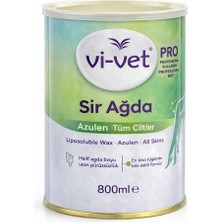 Vi-Vet Azulen Sir Ağda 800 ml – Tüm Ciltler Için – Profesyonel Kullanıma Uygun – Liposoluble Ağda