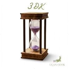 Uçan Geyik Kum Saati 3 Dakika - Mor | Zamanlama Aracı