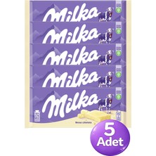 Milka Beyaz Çikolata 80 gr x 5 Adet