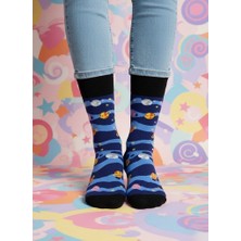 Baff Uzay Desenli Çorap 39-42