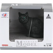 Upsi Toys A100 Figür Kedi Serisi 01924 Siyah Kedi