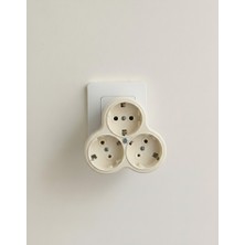 Vesta Concept Üçlü Priz Dönüştürücü - Üçlü Golyat Priz, Pratik Çoklayıcı Fiş