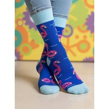 Baff Flamingo Desenli Çorap 39-42