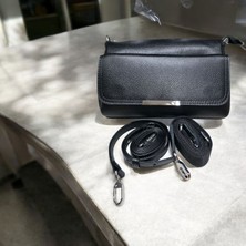 Valentina Victoria Hakiki Deri Çokbölmeli Orta Boy Çapraz Çanta