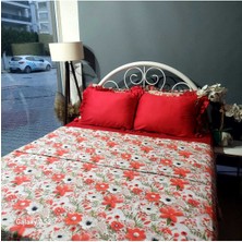 Neda Home Çift Kişilik Dijital Baskı Çiçek Desenli Nevresim