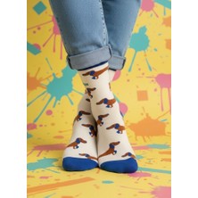 Baff Köpek Desenli Çorap 39-42