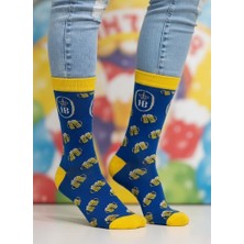 Baff Kupa Desenli Çorap 39-42