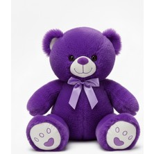 Sunman Renkli Peluş Ayı 50 cm Mor