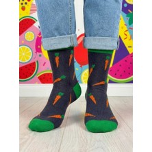 Baff Havuç Desenli Çorap 43-46