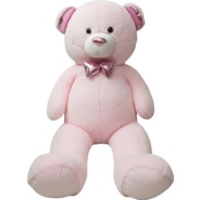 Sunman Parlak Papyonlu Peluş Ayı 150 cm Pembe