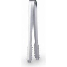 GuvenliPazar 430 Kalite Paslanmaz Çelik Buz Maşası 18 cm - Büyük Boy Servis & Bar Maşası