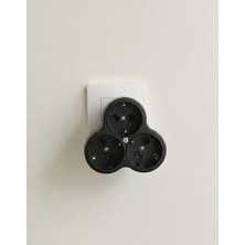 Vesta Concept Üçlü Priz Dönüştürücü - Üçlü Golyat Priz, Pratik Çoklayıcı Fiş