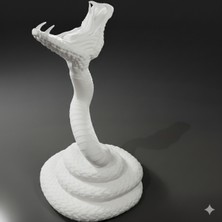 TriVox3D Yılan Şeklinde Dekoratif Kulaklık Standı Boy 25 cm