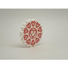 TriVox3D Her Yeri Kalpli Stres Çarkı Fidget El Oyuncağı (Renk Seçimi Vardır)