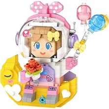 Loz Uzay Keşfi Serisi: Astronot Kız | 410 Parça Mikro Bloklar | 14+ Yaş