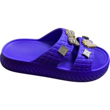 Güven Kundura Kadın Eva Taşlı Çift Band Terlik