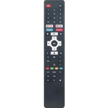 Tayfun Conti ile Uyumlu Model CT50GT300U Mikrofonlu Google Tv Kumanda-Ses Komutlu
