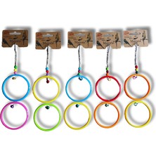 Majoris Ikili Büyük Plastik Halka (Kuş Oyuncak)