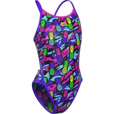 Mad Wave Kız Çocuk Mayosu Antichlor Daria Junior Pbtj8 - Renkli - Xl/12-13 Yaş