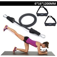 Helia Studio El Aparatlı 23 kg 6X16X1200 Ekstra Sert Latex Direnç Lastiği - Egzersiz Fitness Jimnastik Pilates Yoga Spor
