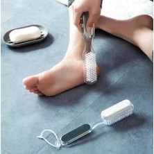 Marsilyan 4 Step Pedicure Paddle BZD-228 4ın1 Fırçalı Topuk Taşı (K95)