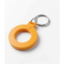 Alkatronik 13.56MHZ Rfıd Halka Tip Tag Sarı Nfc Uıd Kimlik No Değiştirilebilir Etiket Anahtarlık Manyetik Prox